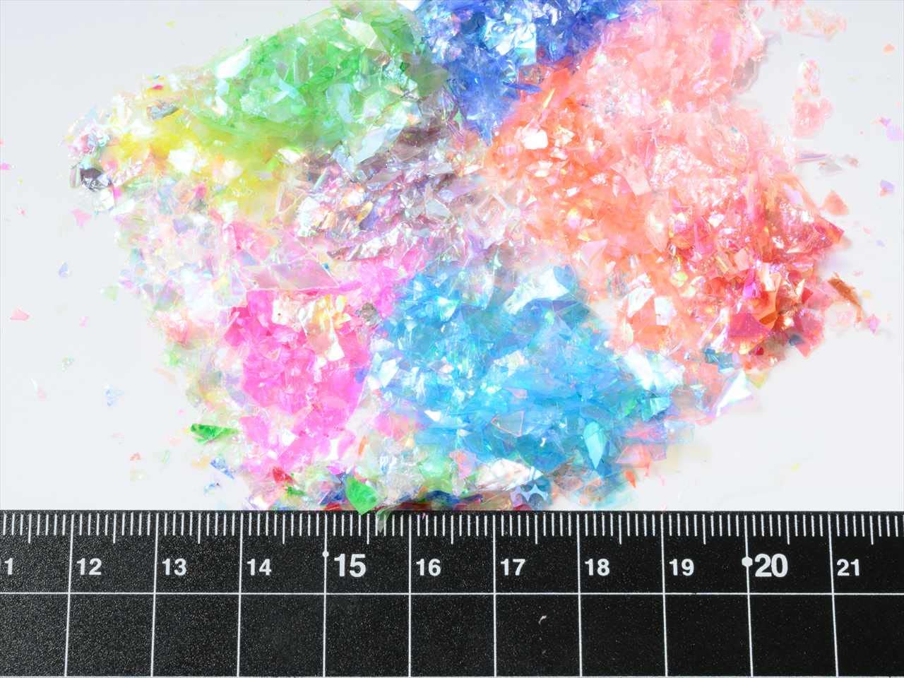 Amazon | 紗や工房 クラッシュホログラム 約0.3g×10色セット オーロラ